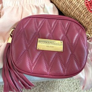 Valentino quilted magenta cross body bag WITHOUT strap